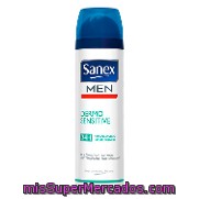Desodorante Dermo Sensitive 24h Hipoalergénico Spray Sanex Men 200 Ml.