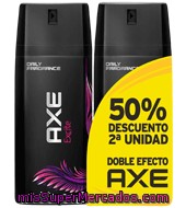 Desodorante Excite Spray Axe Pack De 2x150 Ml.