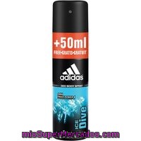 Desodorante Ice Dive Body Adidas Man, Spray 200 Ml