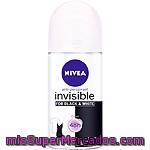Desodorante Invisible For Black & White Clear Roll-on Nivea 50 Ml.