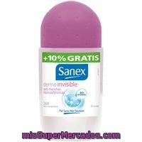 Desodorante Invisible Sanex, Roll On 50 Ml
