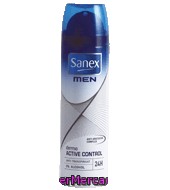 Desodorante Men Dermo Active Control Spray Sanex 200 Ml.