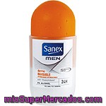 Desodorante Men Dermo Invisible Roll-on Sanex 45 Ml.