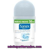 Desodorante No Perfume Sanex, Roll On 50 Ml