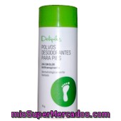 Desodorante Polvo Pies Antitranspirante, Deliplus, Bote 75 G