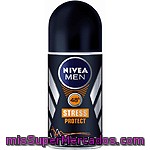 Desodorante Roll-n Para Hombre Stress Protect Nivea 50 Mililitros
