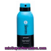 Desodorante Spray Hombre Perfume 4square Sport ( Azul ), 4 Square, Bote 150 Cc