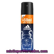 Estacionario Meditativo disco Desodorante uefa hombre spray adidas 150 ml., precio actualizado en todos  los supers