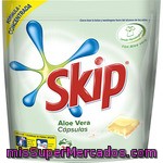 Detergente Cápsulas Aloe Vera Skip 28 Lavados.