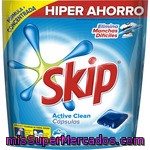 Detergente Cápsulas Azul Active Clean Skip 47 Lavados.