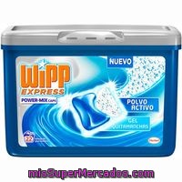 Detergente En Cápsulas Gel+polvo Power-mix Wipp, Caja 22 Dosis