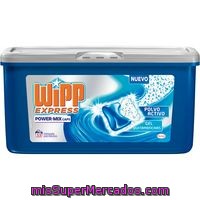 Detergente En Cápsulas Gel-polvo Power Mix Wipp, Caja 33 Dosis