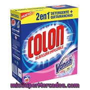 Detergente En Polvo Con Vanish Colon 40 Cacitos.