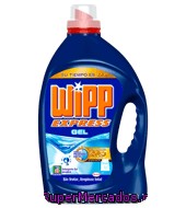 Detergente Gel Líquido Azul Wipp Express 32 Lavados.