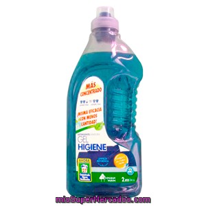 audición Estéril Genuino Detergente lavadora gel higiene ropa color y blanca, bosque verde, botella  2025 cc - 27 lavados, precio actualizado en todos los supers