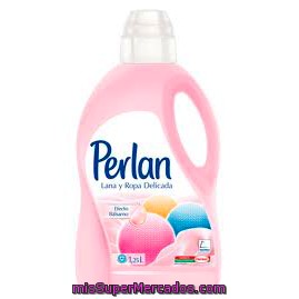 Detergente Lavadora Y Mano Liquido Prendas Finas, Perlan, Botella 1500 Cc 33 Lavados