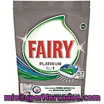Detergente Lavavajillas Fairy Platinum 57 Cápsulas