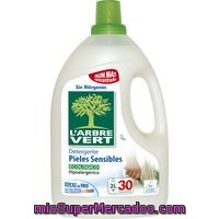 Detergente Líquido Eco. Piel Sens. L`arbre V., Garrafa 30 Dosis