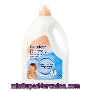 Detergente liquido especial ropa bebé carrefour lavados., precio en los supers