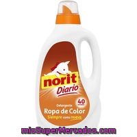 Detergente Líquido Ropa De Color Norit, Garrafa 40 Dosis