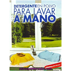 Detergente Mano Polvo, Bosque Verde, Caja 650 G