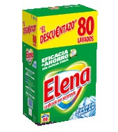 Detergente Polvo Elena 80 Cacitos.
