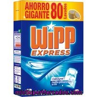 Detergente Polvo Wipp, Maleta 80 Dosis
