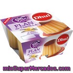 Dhul Flan De Vainilla Sin Lactosa Pack 4 Unidades 100 G