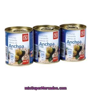 Dia Aceituna R/anchoa P3 Lata 3x50g