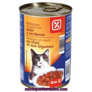 Dia Alimento Para Gatos Albondigas Atun Verdura Lata 400 Gr