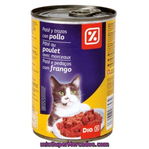 Dia Alimento Para Gatos Pate S Pollo Lata 400 Gr