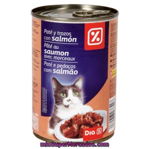 Dia Alimento Para Gatos Pate Salmon Lata 400 Gr