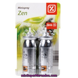 Dia Ambientador Mini Spray Aroma Zen Recambio 2 Ud