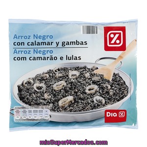 Dia Arroz Negro Con Calamar Y Gambas Bolsa 600 Gr