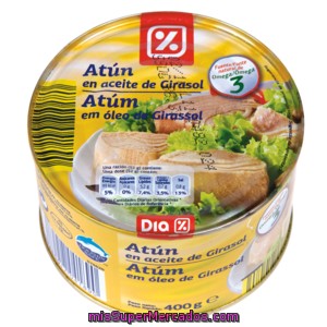 Dia Atun En Aceite Vegetal Lata 260 Grs