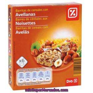 Dia Barritas De Cereales Muesli Con Avellana Estuche 150 Gr