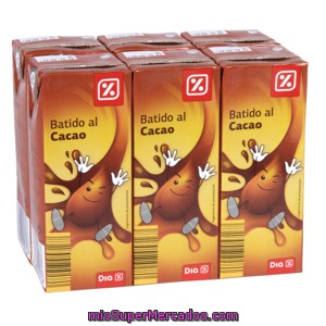 Dia Batido Cacao Brik 6x200 Ml