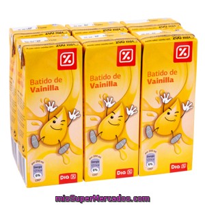 Dia Batido Vainilla Brik 6x200 Ml