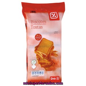 Dia Biscottes Con Sal 100 Unidades Paquete 800 Grs