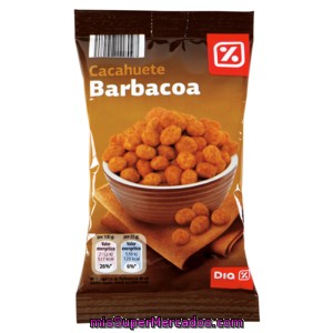 Dia Cacahuete Recubierto Barbacoa Bolsa 100 G