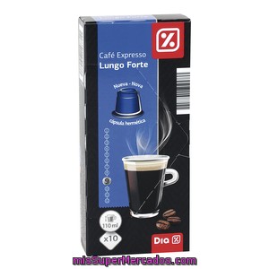 Hacendado Cafe capsula descafeinado (compatible cafetera dolce gusto*(marca  de grupo societe des produits nestle, S.A. no relacionada con productos  solubles, sa Paquete 16 u