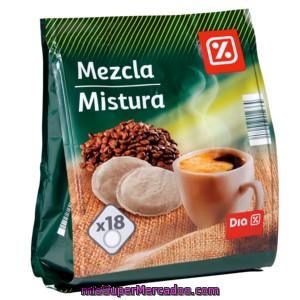 Dia Cafe Monodosis Mezcla Tipo Senseo Paquete 18 Uds