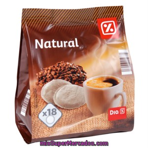 Dia Cafe Monodosis Natural Tipo Senseo Paquete 18 Uds
