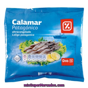 Dia Calamar Patagónico Ultracongelado Bolsa 500 Gr