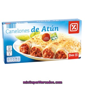 Dia Canelones De Atún Caja 600 Gr