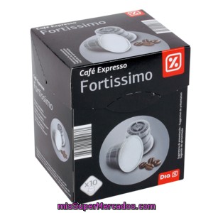 Dia Capsulas De Cafe Fortissimo Estuche 10 Uds