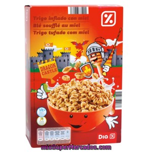 Dia Cereales De Trigo Inflado Con Miel Paquete 500 Gr
