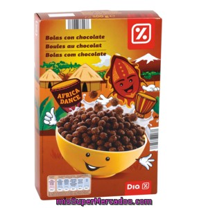 Dia Cereales En Bolas De Maiz Con Chocolate Paquete 500 Gr