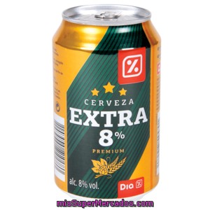 Dia Cerveza Rubia Nacional Extra Lata 33 Cl