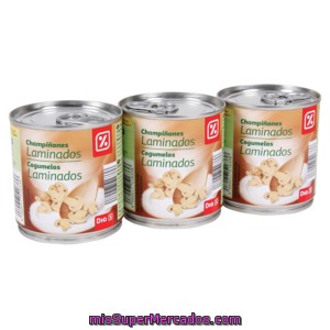 Dia Champiñon Laminado Pack 3 Latas 315 Gr